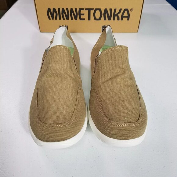 Minnetonka Expanse Slip On Shoes Mens Size 11 - Khaki main image 4